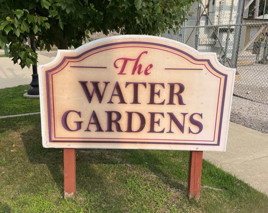 Entrance to The Water Gardens