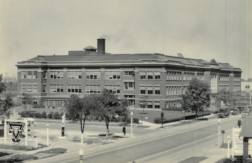 Hammond High School, Southeast view, 1922