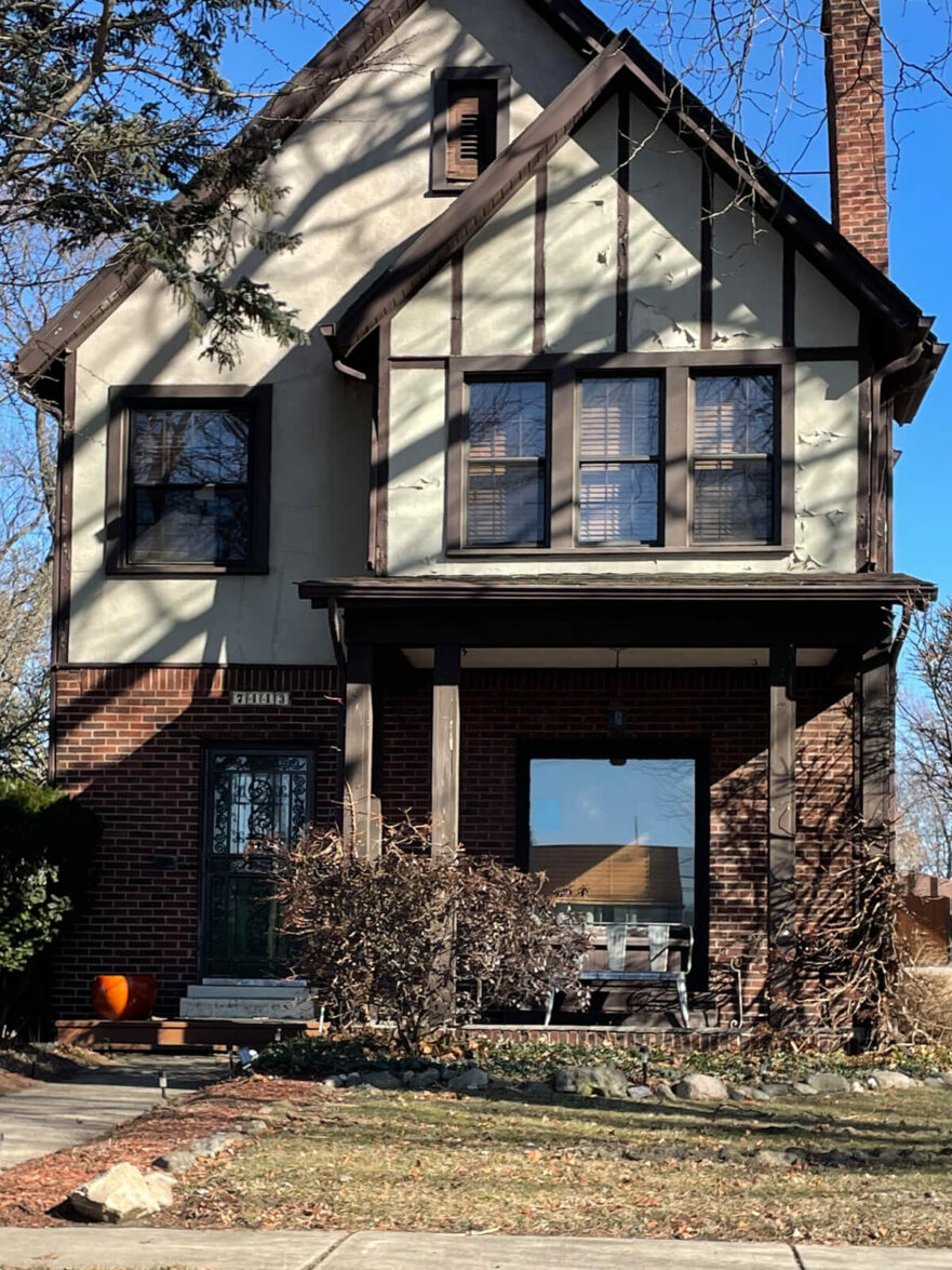 7443 Olcott Avenue, Tudor