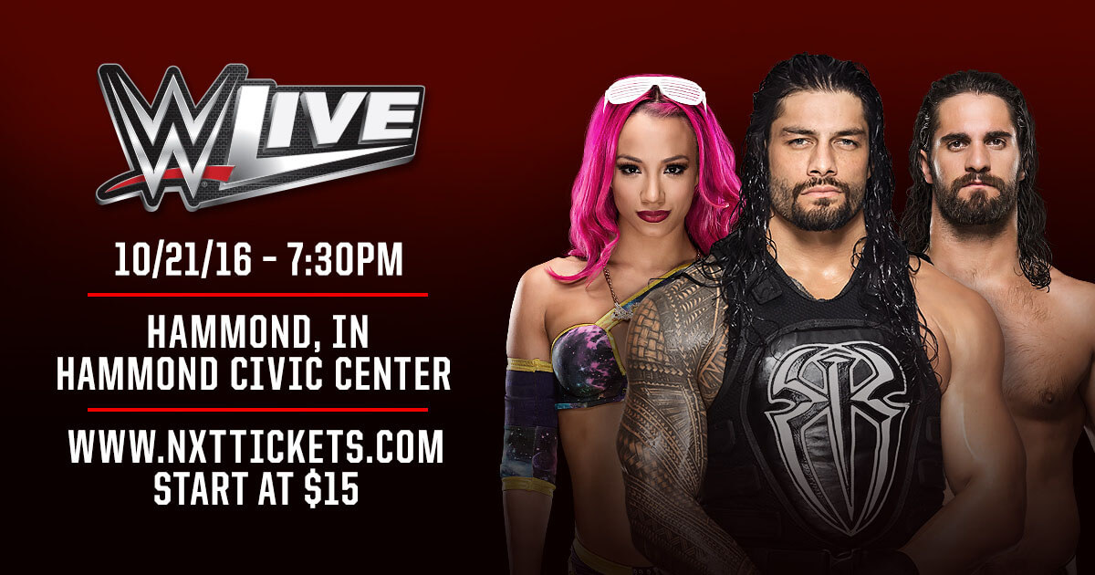 WWE Live at the Hammond Civic Center City of Hammond, Indiana